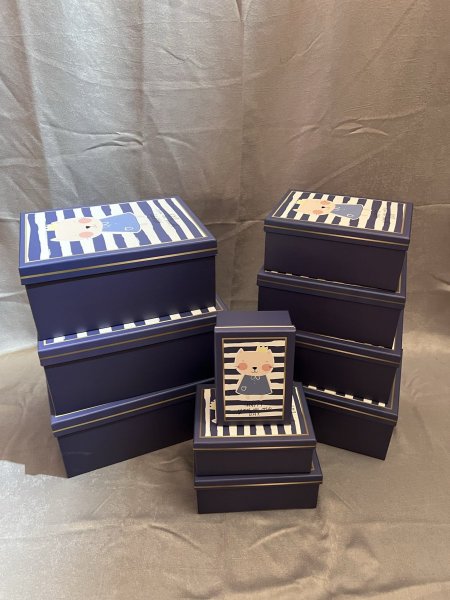 طقم صناديق كرتون 10 قطع